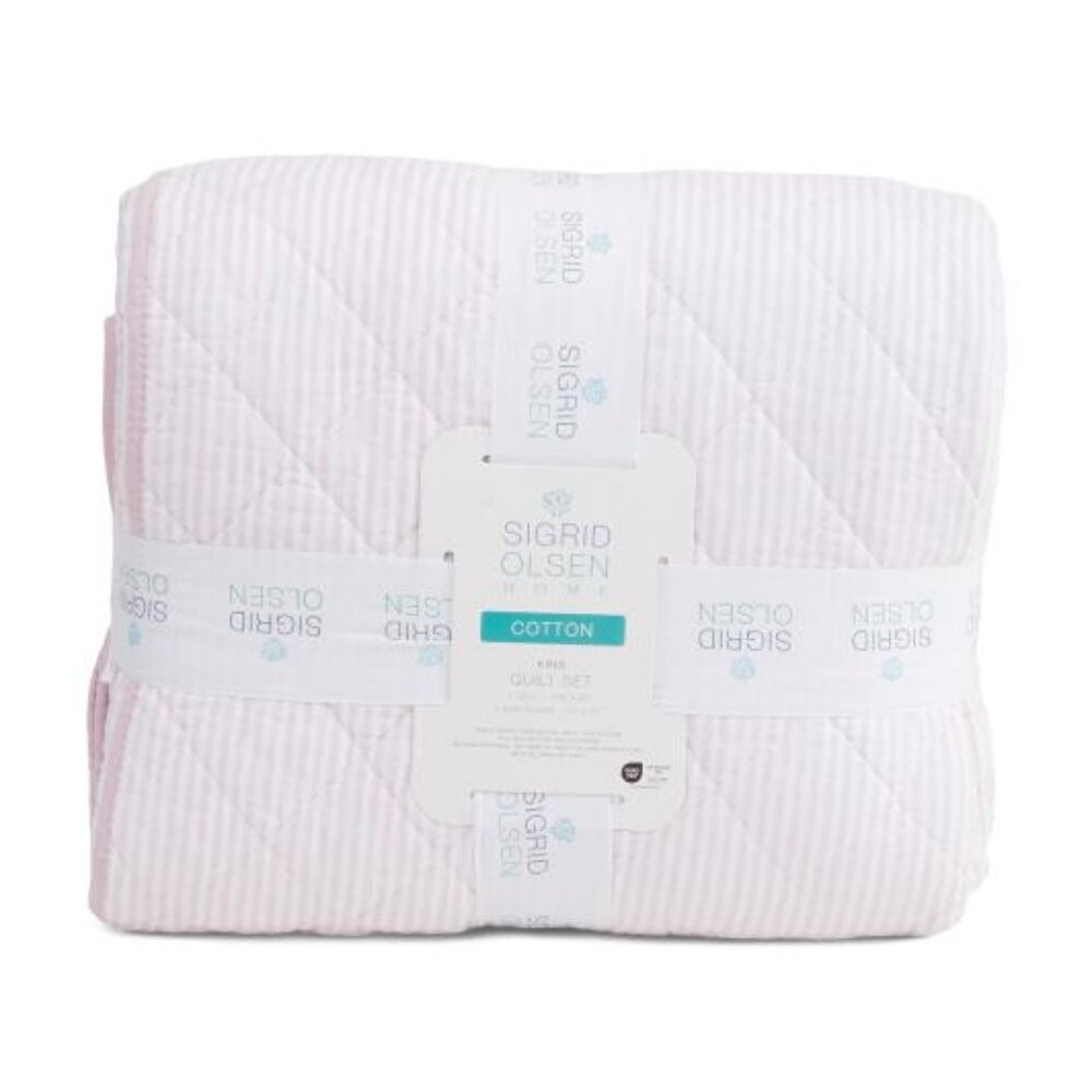 SIGRID OLSEN Striped Quilt Set